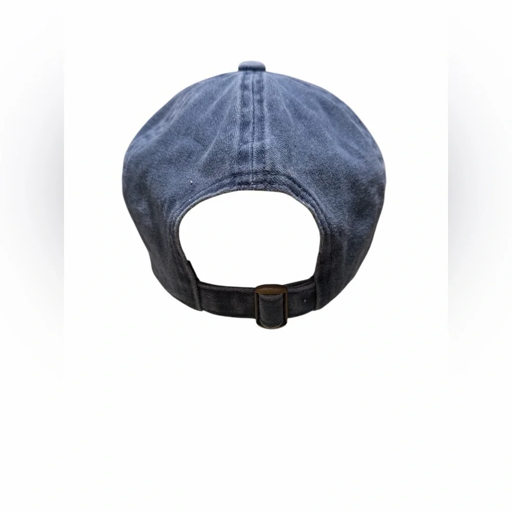 Adult Blue Earth Embroidered “Love The Planet” Cap Hat. OSFA - Picture 3 of 10